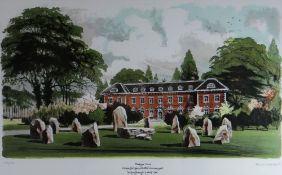 FALCON D HILDRED limited edition (176/200) print - to commemorate the National Eisteddfod in