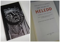 GLYN JONES & T J MORGAN - limited edition (48/330) Gwasg Gregynog volume of 'The Story of Heledd'