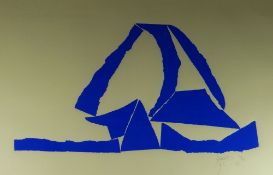 BARRY FLANAGAN RA limited edition (10/48) linocut printed by Colin Dyer & published by Waddington