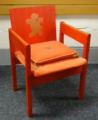 INVESTITURE CHAIR an icon of design being the 1969 Prince of Wales Investiture chair by Lord