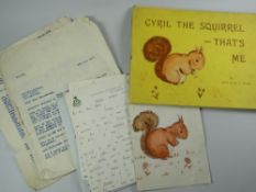 A parcel of interesting letters & drawings by, and relating to, Ronald Pope, the author of Cyril the