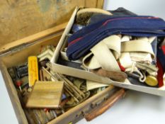An extensive vintage gentleman's estate, parcel of keepsakes' including letters, fishing items,