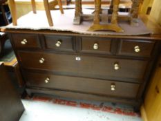 A Stag Minstrel chest of two long & four short drawers