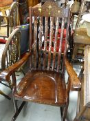 Sutherland table, two Regency-style dining chairs