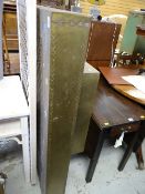 An unusual rectangular metalwork coffee table