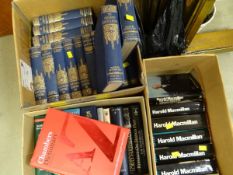 Three boxes of various books including The Children's Encyclopaedia