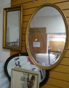 Three various mirrors