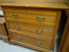 A vintage three-drawer chest