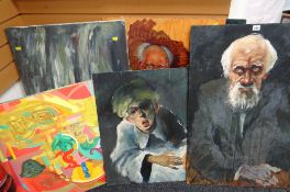 Eight large JOHN CHERRINGTON oil paintings (please see previous sales for provenance)