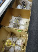 A parcel of ceiling lighting (including two lights on table)