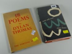 Two early hardback volumes by Dylan Thomas 'Under Milkwood' & 'Book of Poems'