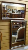 Two modern wall mirrors