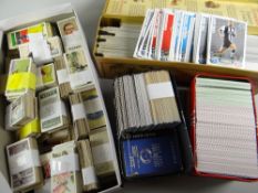 A vast quantity of assorted cigarette cards & modern collector's cards (declared as approximately