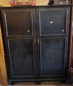 A vintage two-door wardrobe