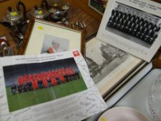 Three 'Spy' satirical prints, a photograph of the South African Rugby Union Springbok touring team