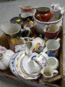 Box of various china