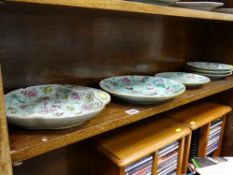 Parcel of Famille Vert Oriental plates