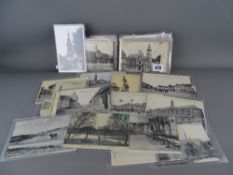 Collection of one hundred plus vintage postcards of Northern France