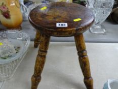 Vintage four legged milking stool