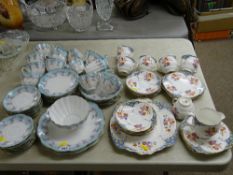 Royal Albert 'Florette' teaware and other Staffs teaware