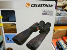 Boxed set of Celestron Skymaster 25x70 binoculars