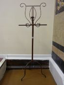 Rise and fall brass music stand