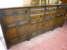Approx 7ft Priory style sideboard