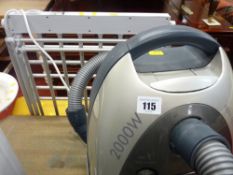 VAX Swift 2000w cylinder vacuum cleaner and a Scotts & Co towel airer E/T