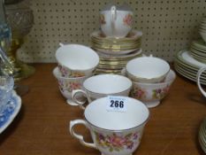 Parcel of Colclough teaware