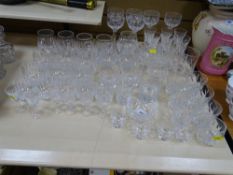Very large parcel, including Waterford, of drinking glassware