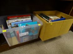 Two boxes of mixed books including Welsh, antiques etc