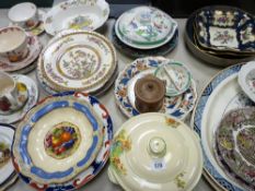 Large parcel of mixed Staffs pottery