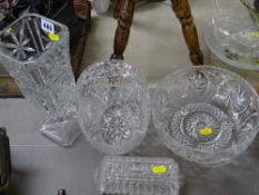 Parcel of heavy glassware