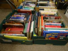 Four boxes of mixed reference and other books