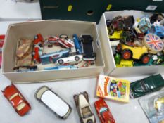 Collection of diecast model vehicles, many Corgi etc