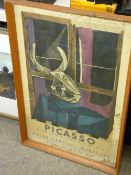 Vintage PICASSO poster dated 1959, 75 x 49 cms