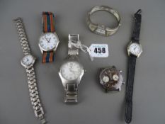 Zurich Sports gent's wristwatch with incorporated bracelet, a Craftsman Swiss wrist chronometer,