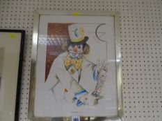 ANTON print - titled 'The Magician', 42 x 33 cms