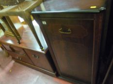 Two pieces of modern entertainment furniture