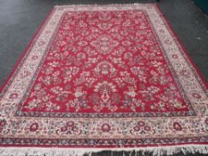 Large tassel end rug 240 x 340 cm approx.