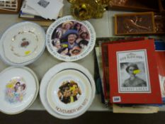Parcel of Queen Mother and other royal commemorative publications and a quantity of similar plates
