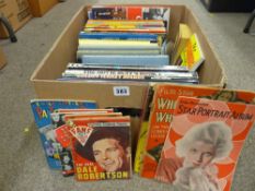 Box of vintage film and other publications