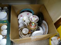 Parcel of mixed porcelain including Queen Anne teaware etc