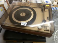 Phillips turntable and a vintage Fidelity turntable E/T