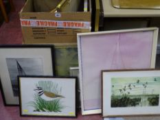 Very large parcel of assorted paintings and prints