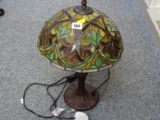 Tiffany style table lamp E/T