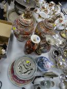 Pair of Satsuma vases and other various period Oriental china