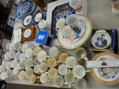 Very large parcel of royal commemorative ware, Birmingham City football club commemorative items