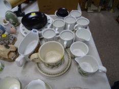 Parcel of Portmeirion and Meakin china