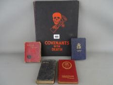 Book 'Covenants with Death' (not for viewers with delicate disposition!) and four pocket